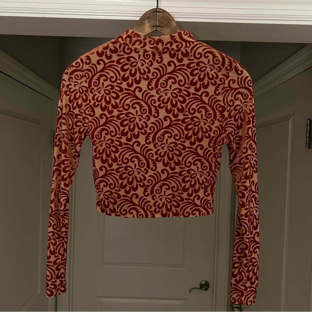 Milky Way Burt Orange Crop Top Size Medium - Picture 9 of 11